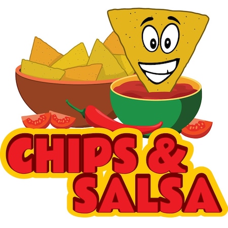 Signmission Chips & Salsa, 8 Inch, Decal D-DC-8-Chips & Salsa