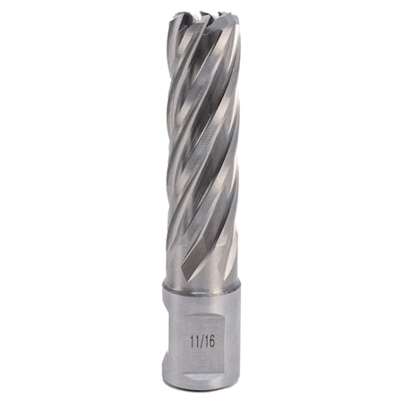Pearl High Speed Steel Annular Cutters with Pilot Pin11/16", 2" Cutting Depth AC1116L