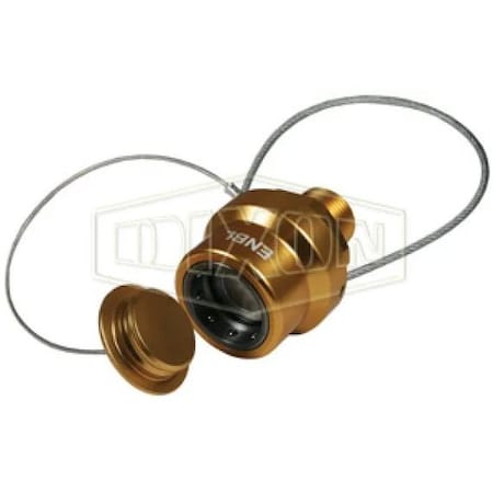 Dixon FloMAX High Flow Dry Disconnect Nozzle with Plug, Adapter, Quick Disconnect Coupler x FNPT, Aluminum ENBL-P2