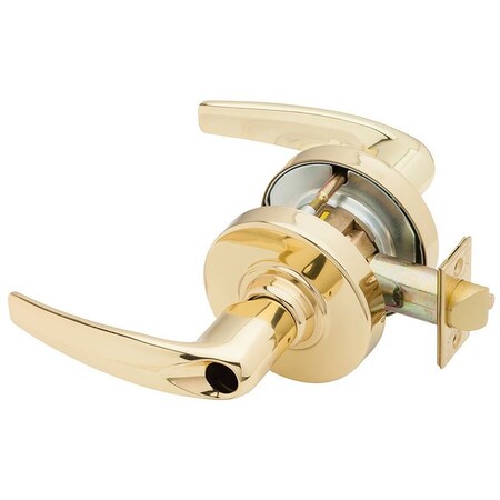 Schlage Commercial ND80LD Athens Storeroom Lock, Bright Polished Brass ND80LD ATH 605