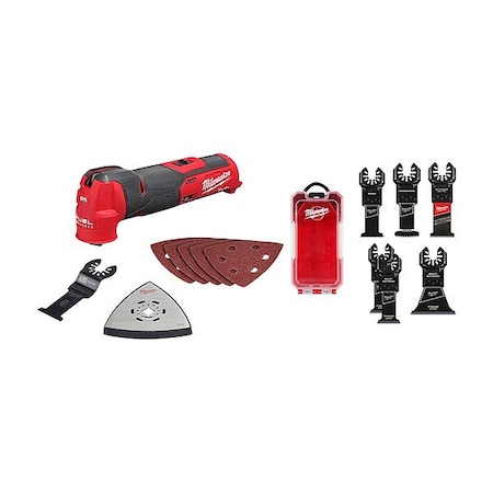 Milwaukee Tool OscillatingToolandBladeSet, 20,000OPM 2526-20, 49-10-9112