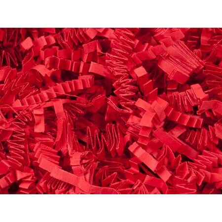 Nashville Wraps Red Crinkle Cut Shredded Paper, 8 oz Bag ZF08RE