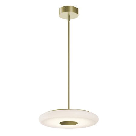 Afx June 18in. LED Pendant - 30W - Light Antique Brass JUNP18LAJUDLB