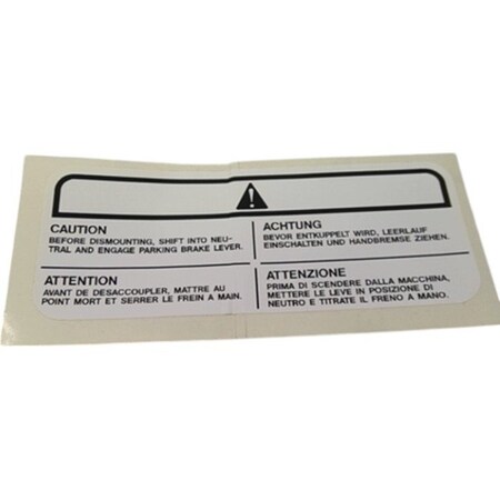 Agco TAG CAUTIO, AGCO OEM 700700065 700700065