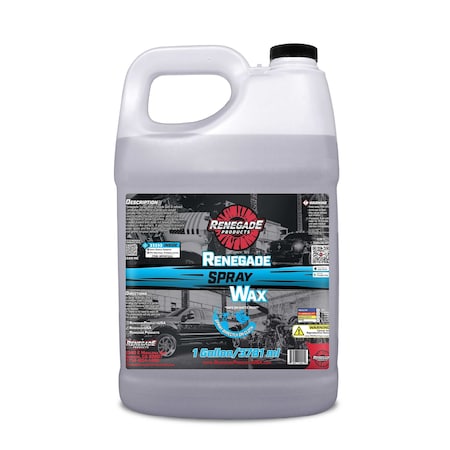 Renegade Products Usa Renegade Spray Wax 1 Gallon LFGRPMRSW1GAL