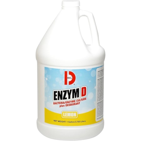 Big D BigDIndus, ENZYM D DIGESTER LIQUID DEODORANT, LEMON, 1 GAL, 4PK 1500