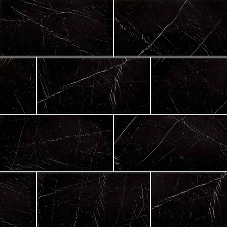 Msi Regallo Marquina Noir Sample Matte Porcelain Floor And Wall Tile ZOR-PT-0833-SAM