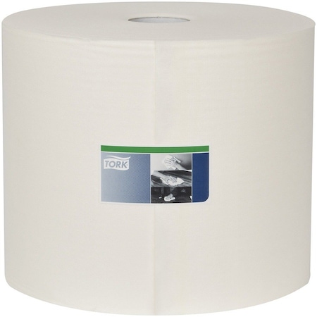 Tork Heavy-Duty Cleaning Cloth, 1-Ply, 12.6 in. x 912.2 ft, White 530105