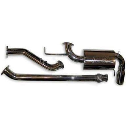 Hands On 2008 Plus WRX Hatch Catback Exhaust Tips - Polished HA3835979