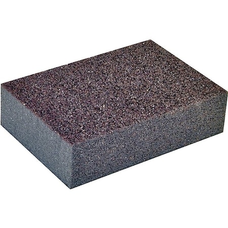 Norton Co MultiSand Sanding Sponge, 4 in L, 234 in W, Medium 49507