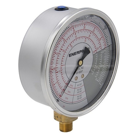 Enerpac Hydraulic Force, 1/4 in NPTF, Lower Back Location, Stainless Steel Case Material GF835P