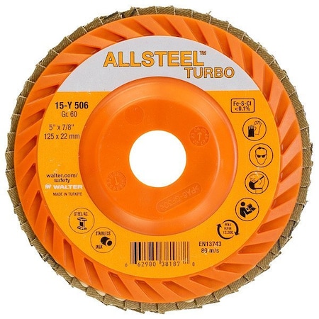 Walter Sanding Discs, 5" dia., PK25 15X510