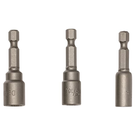 Dewalt 3 Pc. Nutdriver Set (1/4", 5/16", 3/8") DW2224