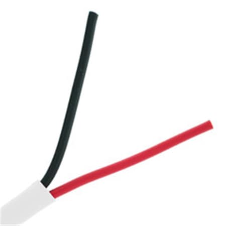 Cable Wholesale CableWholesale 1000 ft. CMR 18 AWG 2 Stranded Security Cable, White - Pullbox 10K5-02912SH