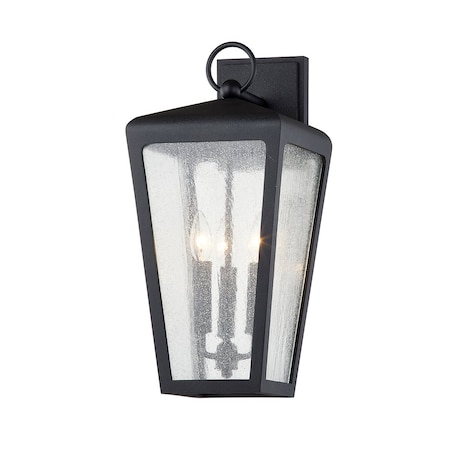 Troy Lighting Mariden 3 Light Wall Sconce 9 In. Textured Iron B7602-TRN