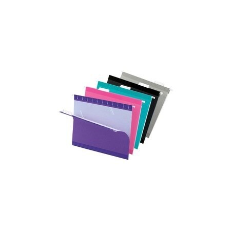 Pendaflex FOLDER, HNG, LTR, 1/5, AST/PSTL, 25PK 415215ASST2