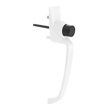 Prime-Line Storm and Screen Door Push Button Handle Set, Interior Latch 1-1/2 in. Hole Center, White K 50822