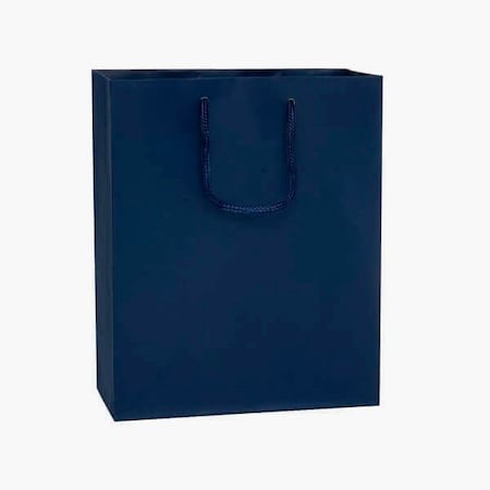 Nashville Wraps Navy Matte Gift Bags, Cub 8x4x10, 10PK MTCMNB