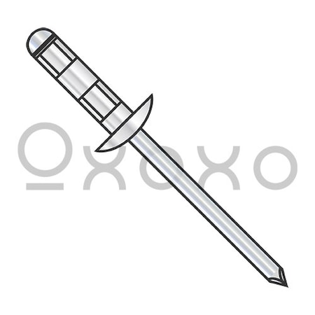 Oxoxo 1610-3722 Multi Grip Brazier Rivet Zinc, 4000PK 329604