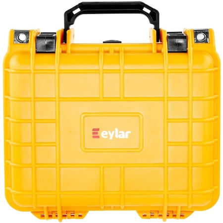 Eylar 10.62in Gear, Equipment, Hard Camera Case Waterproof with Foam Yellow SA00022-YLW