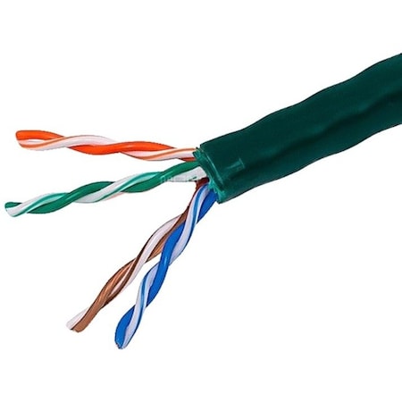 Monoprice Cat5E Utp Solid, Cmr, Green 1000 ft. 12759