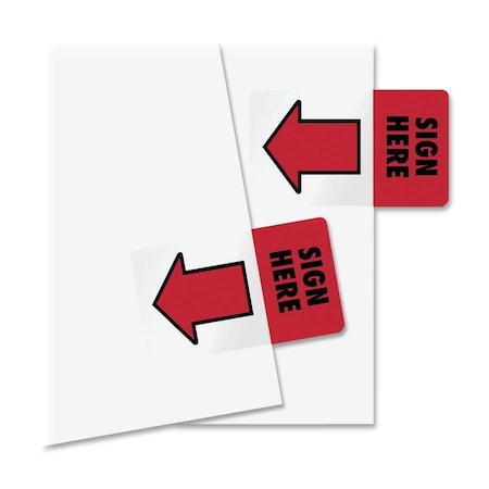 Redi-Tag Redi-Tag, Removable/reusable Page Flags, insign Herein, Red, 50PK 76809
