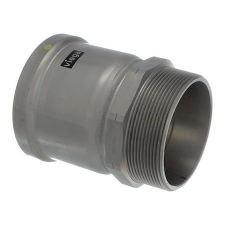Viega MegaPressG adapter P 4 MPT 4 carbon steel zinc-nickel coating 28750