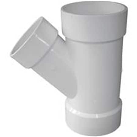 Pinpoint PVC 00601 2400HA 6 x 4 in. DWV PVC Reducing WYE PI2683047