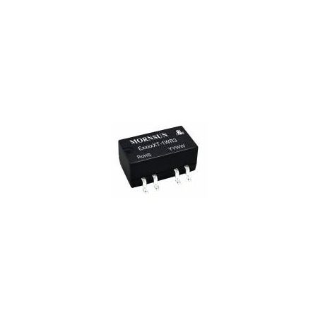 Mornsun 1W isolated DC/DC converter, Fixed input voltage, unregulated dual output E0515XT-1WR3