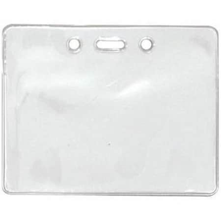Brady BADGE HOLDER, CREDIT CARD, CLEAR VINYL PROXIMITY CARD HORIZONTAL W/ SLOT/CHAIN 1840-5000