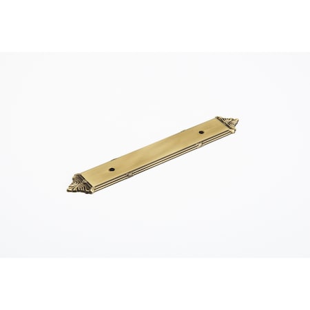 Schaub 96mm Center to Center Versailles Backplate Antique Light Polish Finish 763-ALP