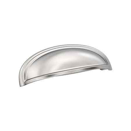 Amerock Ashby 3 inch or 4 inch 76mm or 102mm Center-to-Center Polished Chrome Cabinet Cup Pull BP3664026