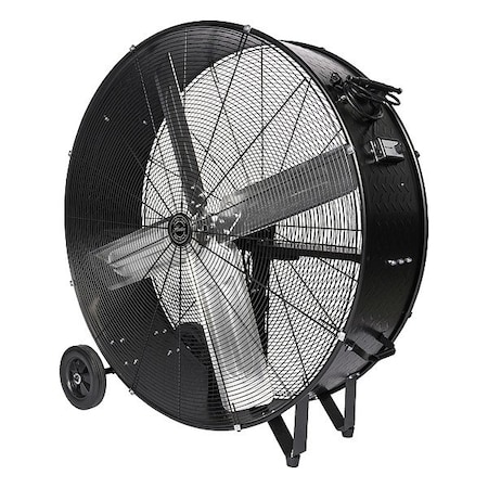 Hunter MountedFan, Black, 36inDia, Aluminum, 4Blade HAC-DRUM36