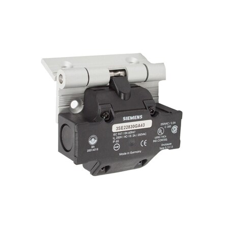 Siemens Hinge switch Molded-plastic enclosure with aluminum hinge 1 NO/2 NC 3SE2283-0GA43
