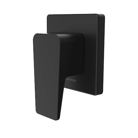 Speakman 3-Way Transfer Valve Trim, Lever Handle, Matte Black CPT-1124-3-MB