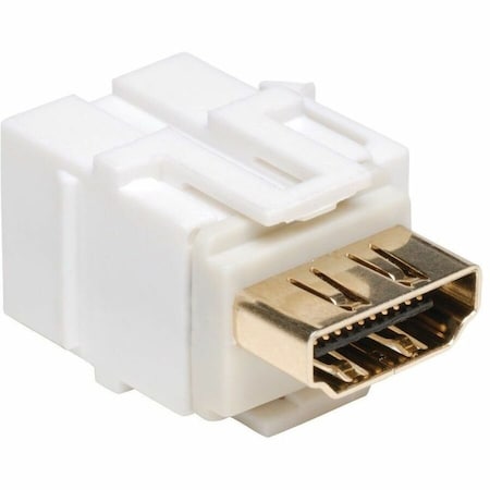 Tripp Lite HDMI KEYSTONE JACK SNAP-IN INSERT MODULE COUPLER F/F WHITE P164-000-KJ-WH