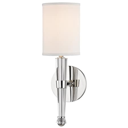 Hudson Valley Lighting Volta 1 Light Wall Sconce 4.75 In. Polished Nickel 4110-PN