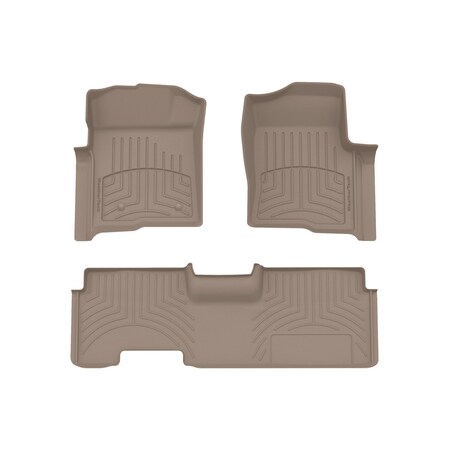 Weathertech Tan, Front and Rear FloorLiner HP 456111-451794IM