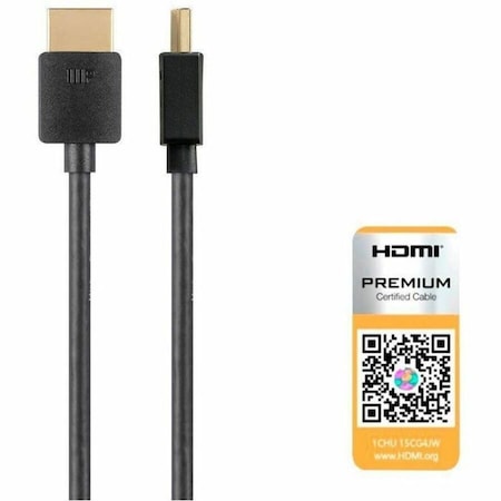 Monoprice Ultra Slim Certified Premium High Speed HDMI Cable_ 4K@60Hz_ HDR_ 18Gb 24184