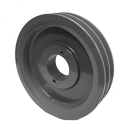 B&B Manufacturing Bushing 2 Groove V-Belt Pulley 13.25 inch OD 2AK134H