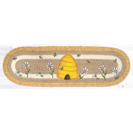 Palacedesigns 27 x 8.25 in. Beehive Oval Stair Tread PA2851664