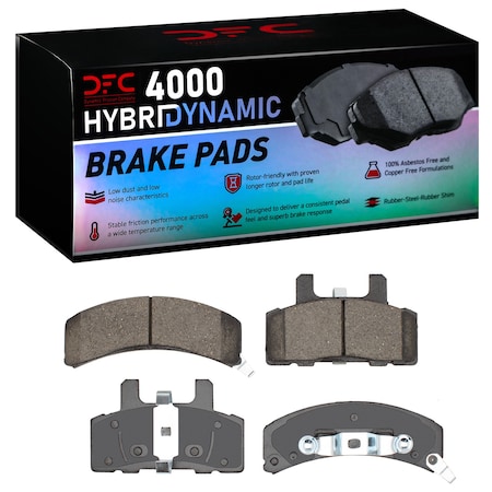 Dynamic Friction Co DFC 4000 HybriDynamic Brake Pads 4000-0369-00