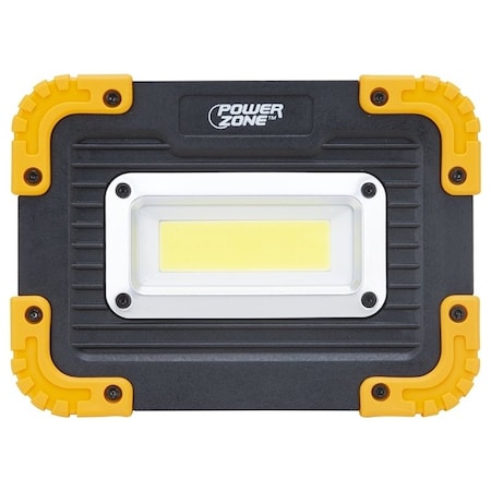 Powerzone Exclusively Orgill Work Light, 1Lamp, LED Lamp, 1500 Lumens, Black with Orange OG002