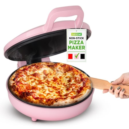 Nutrichef Countertop Pizza Maker, Pink NCSW837PINK