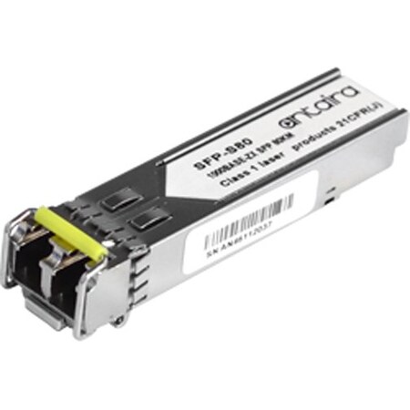 Antaira HP Compatible, 1.25Gbps Ethernet SFP Transceiver, Single Mode 80KM / LC / 155 SFP-S80-H