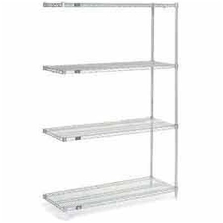 Nexel Nexelate Wire Shelving Add-On - 48 x 18 x 54 in. 797863
