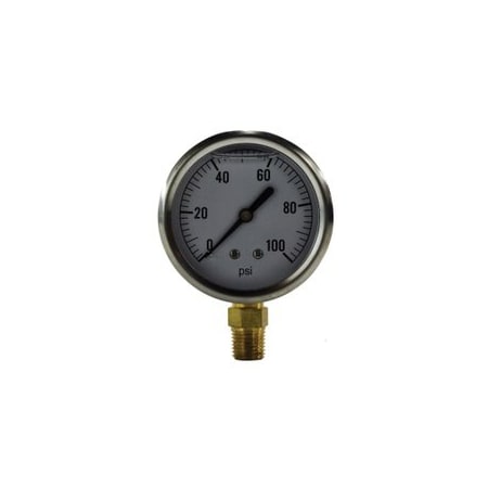 Midland Industries GAUGE PRESS PNEU 2-1/2IN 0 TO 10000PSI 80105