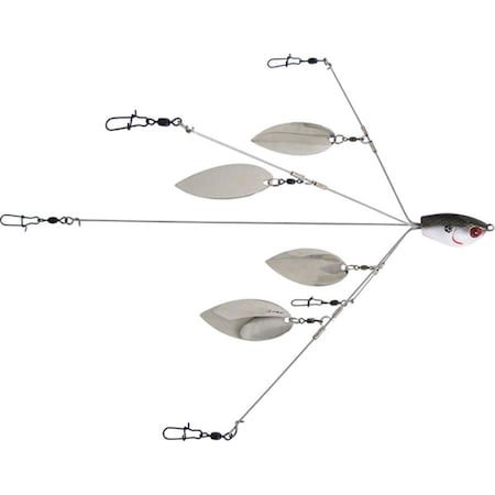 Yum Flash Mob Ultra Light Wire Multi-Bait Rig, 5 Wire YBLW5TSK1