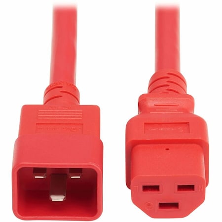 Eaton TRIPP LITE SERIES POWER CORD C20 TO C21 HEAVY-DUTY 20A 250V 12 AWG 3 FT. 0.9 M P035-003-ARD