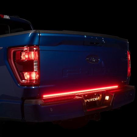 Putco Light Bar, 60 Inch Flexible Light Bar; Red Brake/ Red Running/ Red Hazard/ Red Turn Signals And 9202060-39